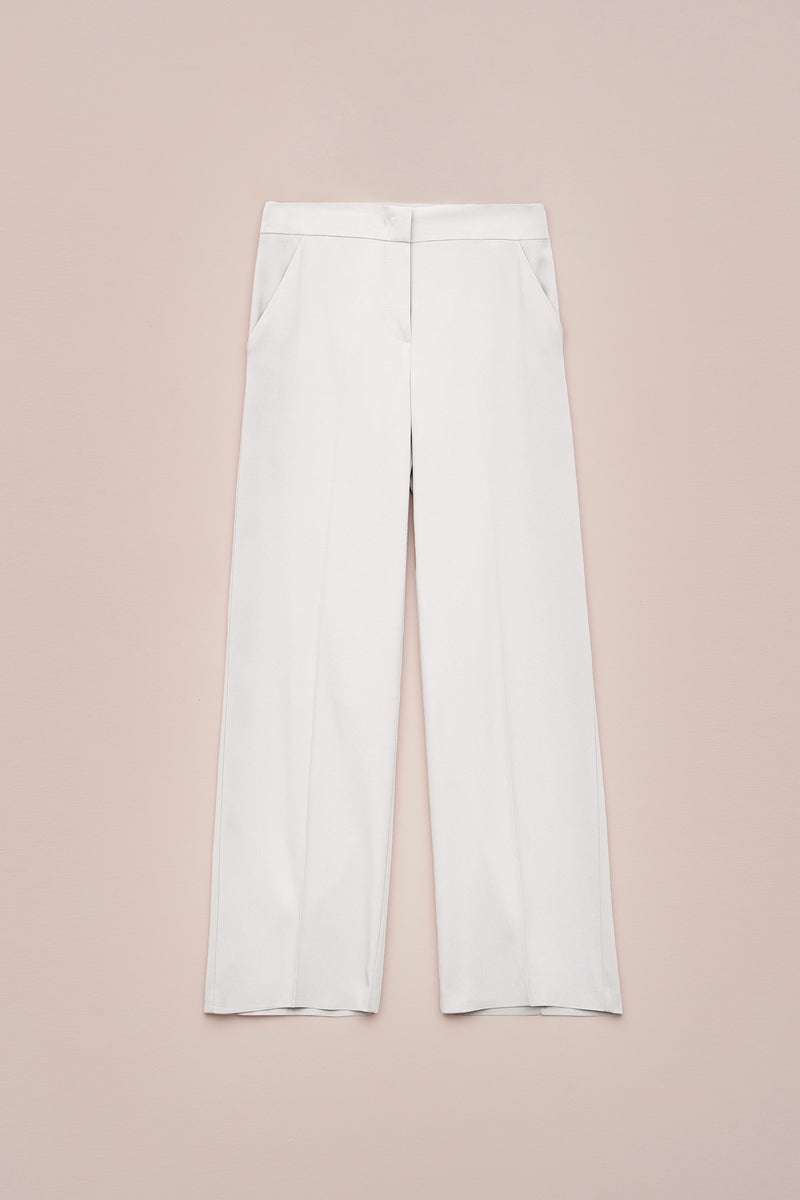 LOOSE-LEG LINEN PANTS WITH SIDE POCKETS