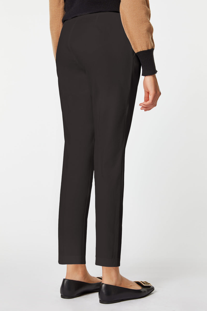 TAILORED PANTS IN STRETCHY CREPE GABARDINE