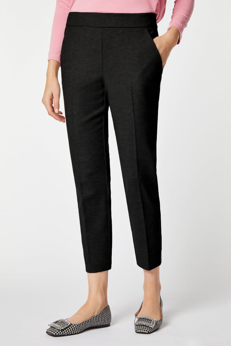 TAILORED PANTS IN STRETCHY FLANNEL