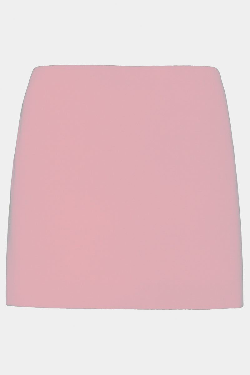 LOW-WAISTED MINISKIRT IN CASHMERE WOOL