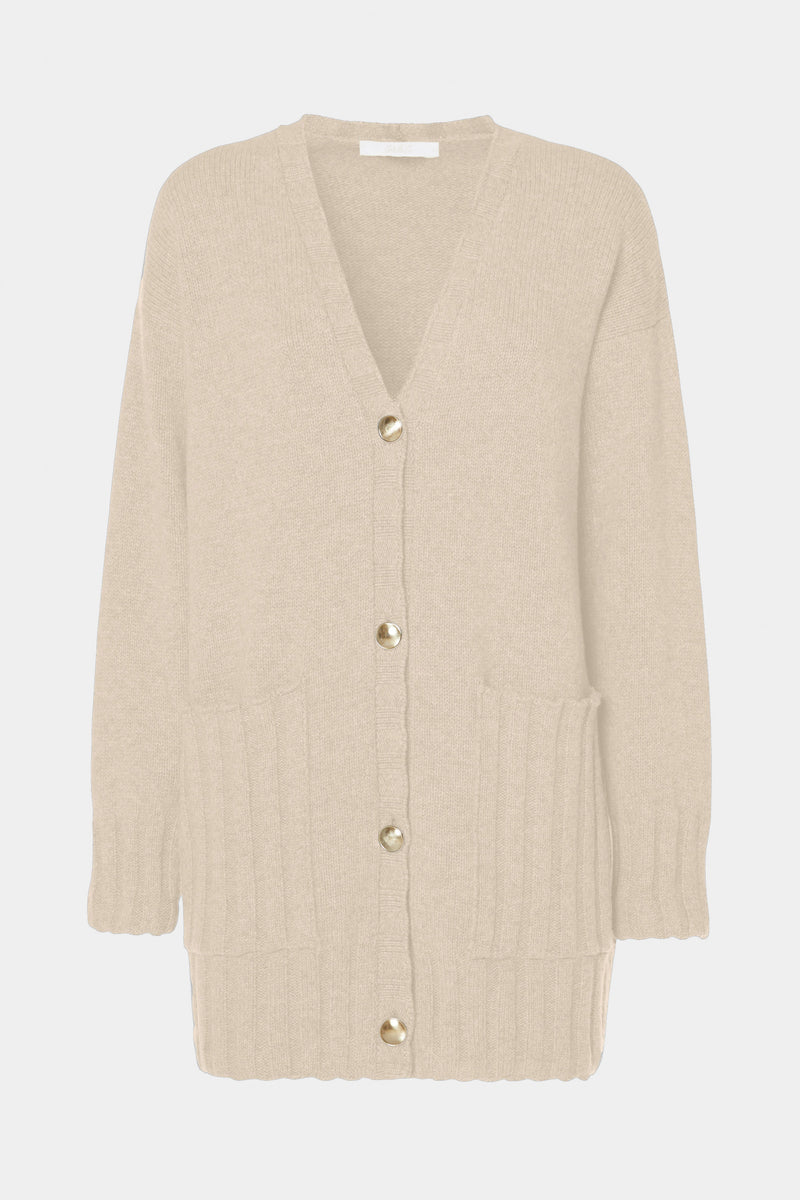 BIG OVERSIZE CARDIGAN IN CHUNKY CASHMERE