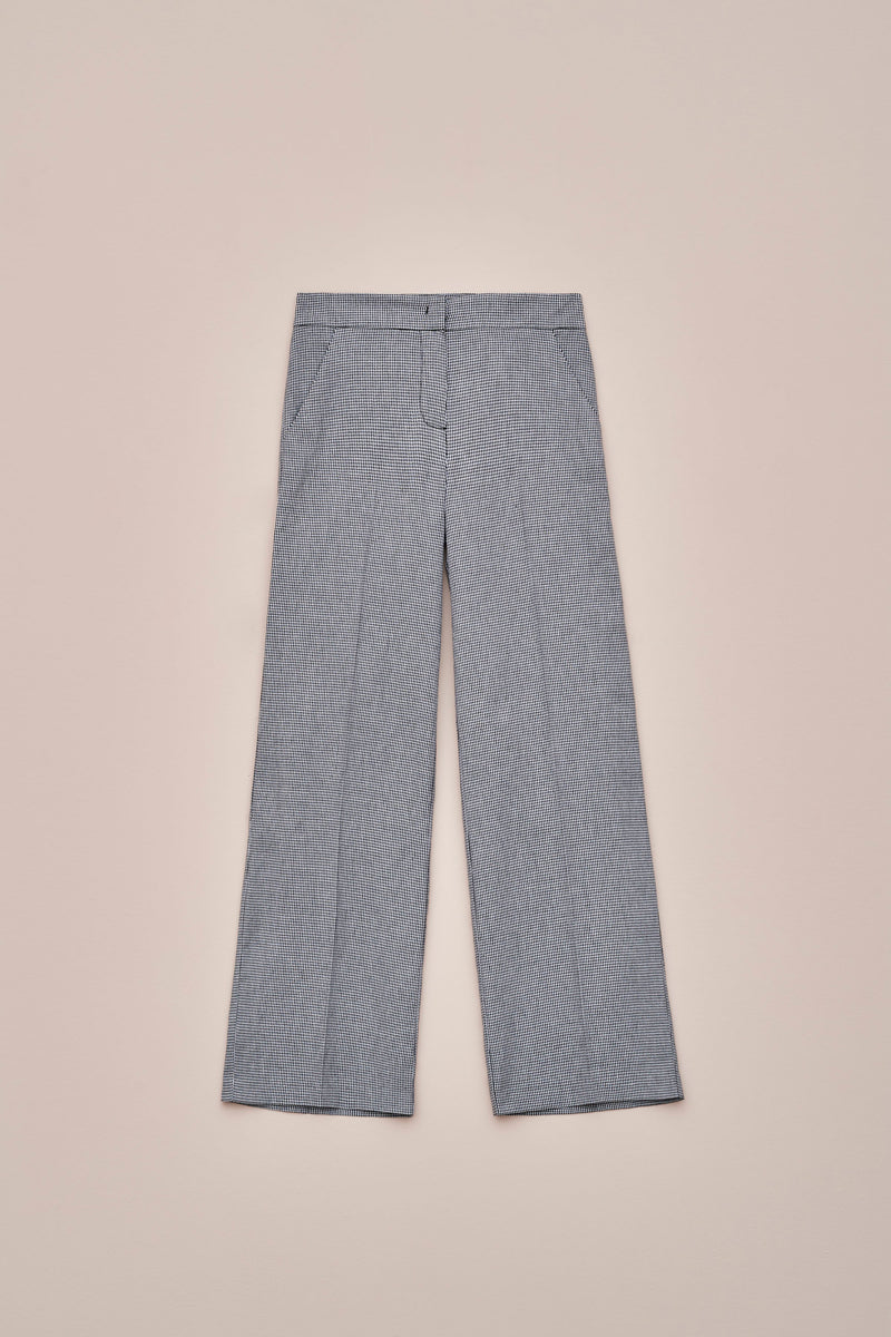 LOOSE-FIT HOUNDSTOOTH PANTS